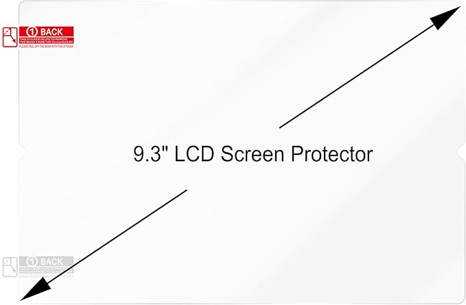 5PCS 9.3″ LCD Screen Protector Film - Scratch-Resistant High Light Transmittance Protective Films for Phrozen Sonic Mighty 4K