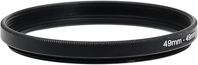 49-30/37/40.5/43/46/48/49/52/55/58/62/67/72/77/82mm Step Up & Step Down Rings Adapter for Lens and Filter 49-49 Filter Adapter Ring 49mm Lens to 49mm Filters