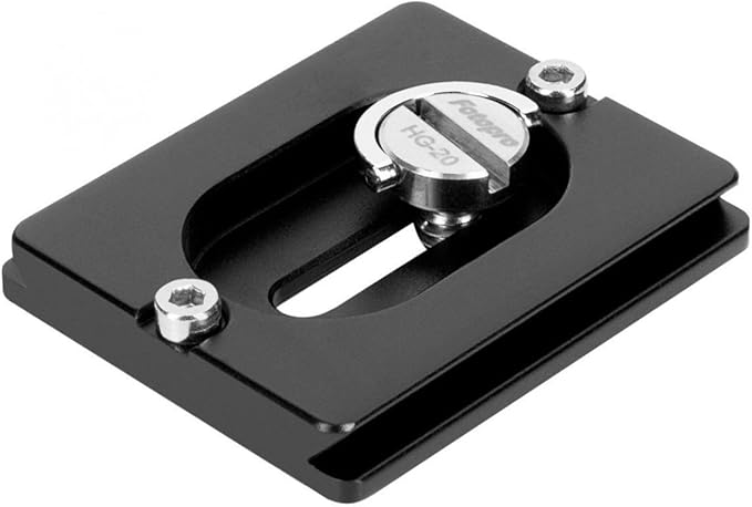 Camera Quick Release Plate QAL-50 for Fotopro Tripod Video Head Black