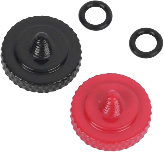 M ugast Shutter Release Button,Small Lightweight All Metal Camera Shutter Release Button with Rubber Ring,for Fuji X Series Cameras(2 Pack)