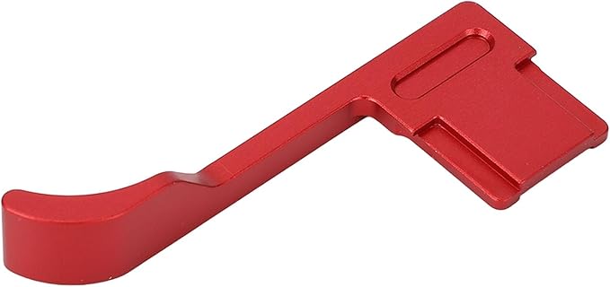 Dpofirs Thumb Up Grip for A7CR & A7CRII, Aluminum Alloy Hot Shoe Cover & Hand Rest, Ergonomic Camera Grip for OneHanded, Lightweight & Durable (Red)