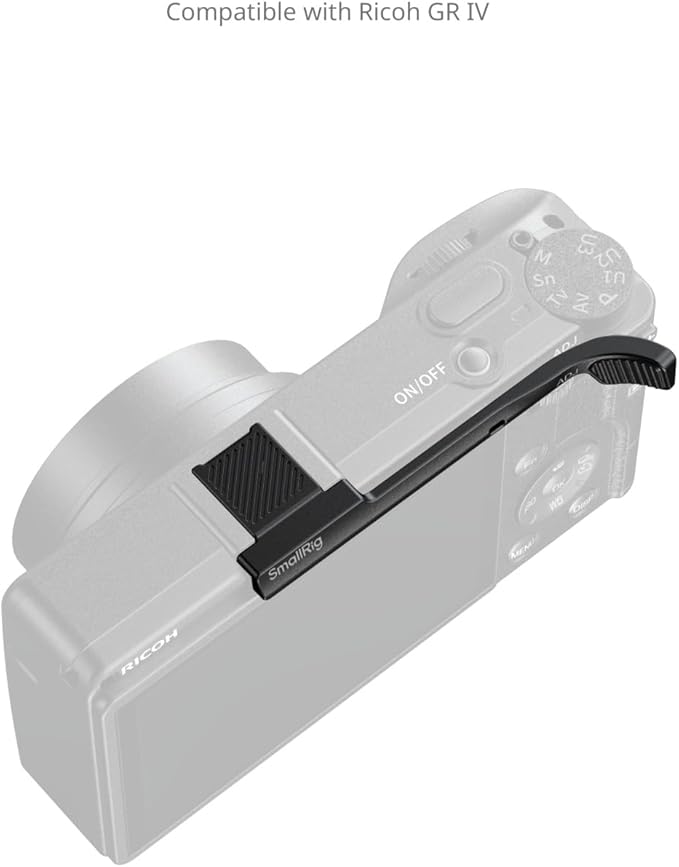 SMALLRIG Thumb Grip with Hot Shoe Cover for RICOH GR IV (Black) - 5688