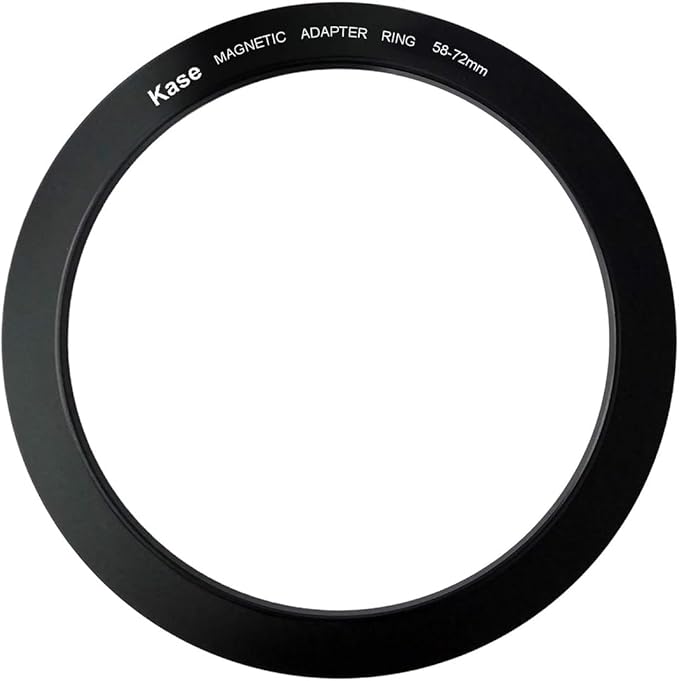 Kase Magnetic 58-72mm 58mm to 72mm Filter Step-Up Adapter Ring for Wolverine Magnetic Filters 58 72