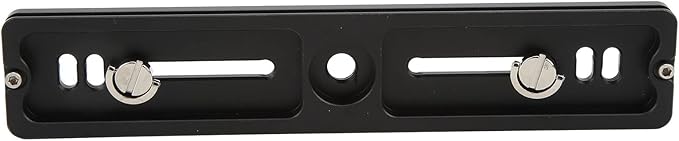 Quick Release Plate with 1/4 Inch Screw and D Ring, Arca Swiss Standard QR Plate for Camera Tripod Ball Head, Aluminum Alloy with Anti - Slip Rubber Pads (200mm)