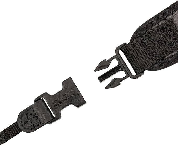 OP/TECH USA Classic Strap (Steel) – Neck & Shoulder Strap for Camera and Binocular Use with Adjustable Design for Comfort and All-Day Carry - Made in USA