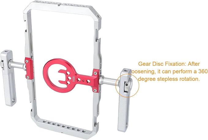 EBTOOLS Universal Smartphone Video Rig Stabilizer, Magnetic Phone Cage with Dual Handles and Multiple Expansion Ports, Compatible with 12 13 14 15 16 17 for Video