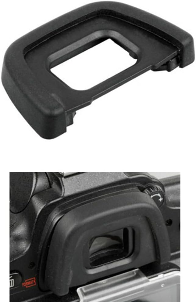 Dromirow (2pcs) DK-23 Rubber Eyecup Eyepiece Viewfinder Eye Cup Replacement for Nikon D7100 D7200 D300 D300s DSLR Camera