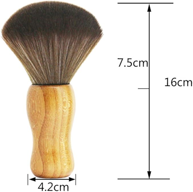 Tebatu Anti-Static Wooden Handle Hair Record Cleaning Brush Stylus Dust Remover for LP Vinyl Record Turntable Player