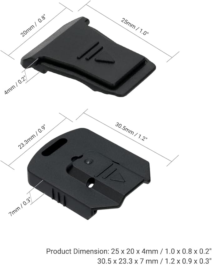 2Pack Camera and Flash Hot Shoe Cover Cap for Canon Speedlite EL-1 EL-100 600EX II 430EX III on Canon EOS R8 R50 R6 Mark II R10 R7 R5 C R5C R3 Mirrorless Camera