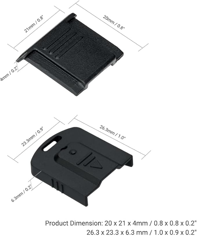 2Pack Camera and Flash Hot Shoe Cover Cap for Nikon Speedlite SB-910 SB-900 SB-700 SB-500 SB-5000 on Nikon D850 D810 D780 D750 D7500 D7200 D5600 D5300 D3500 D3400 Coolpix P1000 P950 Camera