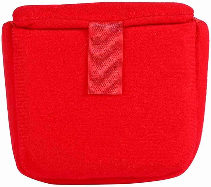 DLSR Camera Bag, Insert Pad Shockproof Insert Protection Camera Case Bag Organizer Accessory for Photographing Padded Camera Pouch Camera Insert Bag (Red)