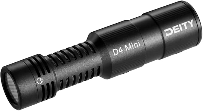Deity V-Mic D4 Mini Microphone On-Camera Interview Mic Super Cardioid Compact Perfect for Vlog Pocket Cam DSLR Camera,Podcast, Voice Dictation,Recording YouTube, Interview, Video Conference