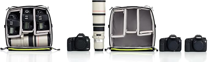 f-stop – Shallow Medium Internal Camera Unit (ICU) Pack Insert for DSLR, Mirrorless, Photo Gear Storage and Carry Protection