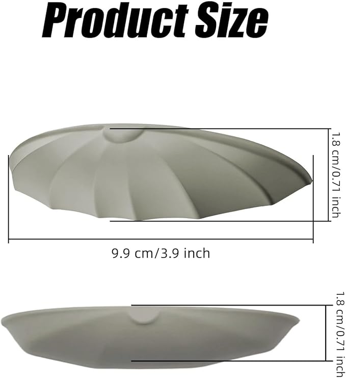 Universal Car Backup Camera Rain Shield, Reversing Camera Anti-Rain Cover, Non-Destructive Adhesion, Silicone Protection Cover Compatible with Most Vehicle (Grey)