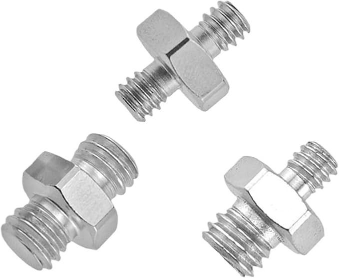 IOFIT Universal Conversion Screw 1/4 to M4 3/8 Screw Male to Male Adapter Screw Photography Accessories for Camera Tripod (Color : Silver, Size : Z85 Z86 Z87)