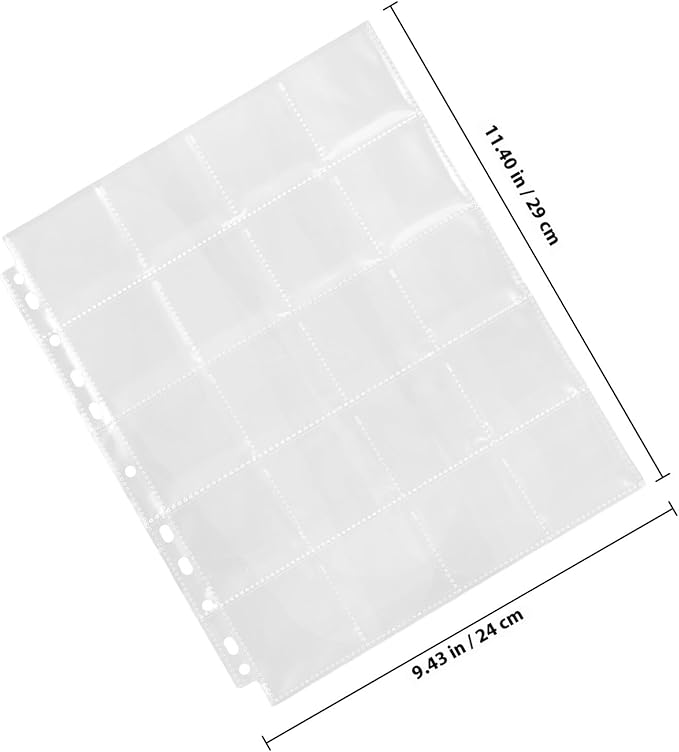 PRETYZOOM 30pcs Acid-Free Negative Film Sleeves 7 Horizontal Strips, 210-slot Storage Pouches for Photo Collectors and Archivists, Protective Film Negative Storage for Photo Albums
