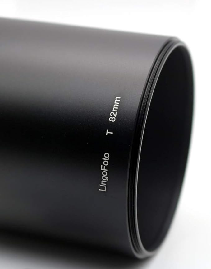 82mmx78mmm Screw in Metal Lens Hood for Mirror Tele Reflex Camera Lens with 82mm Filter Thread Absorb Unnecessary Ambient Light