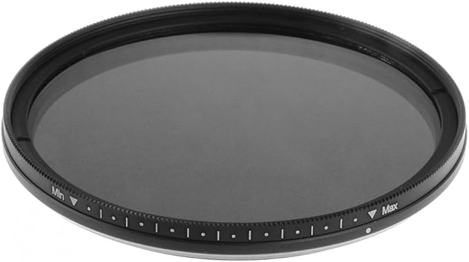 Fotga Slim Fader Variable ND Filter Adjustable ND2 to ND400 82mm Neutral Density Optical Glass for Camera Lens