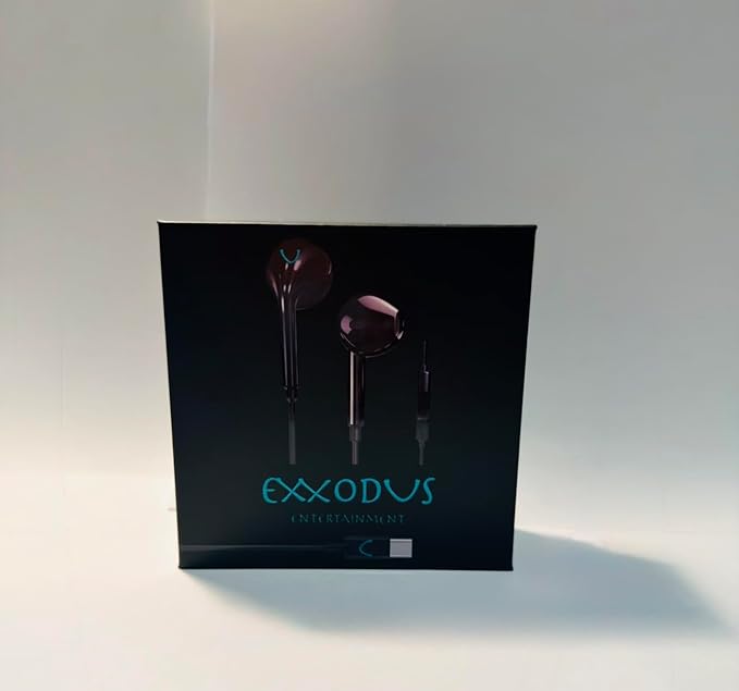 iPhone USB-C Earphones, USB-C Headphones, Earphone Wired Earbuds with Built-in Microphone, Control Music, Phone Calls, Volume. for iPhone 15/16/17 Pro Max. Black and White.
