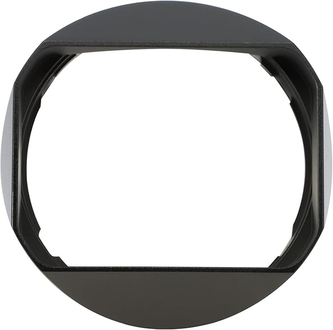 Haoge LH-G65N Bayonet Square Metal Lens Hood for Fujifilm Fuji Fujinon GF 63mm F2.8 R WR and GF 45mm F2.8 R WR Lens Shade with Metal Cap on GFX100S GFX50S GFX50R Camera