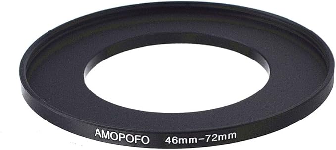 46mm Lens to 72mm Camera Filter Ring Compatible with for All Brands 46mm Lens and 72mm UV,ND,CPL Camera Filter Accessories