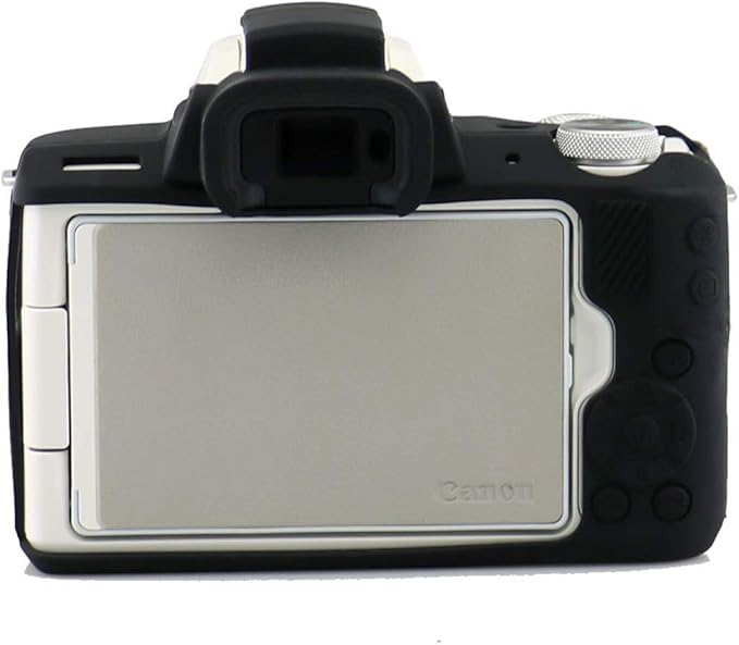 Yisau Case for Canon EOS M50/EOS M50 Mark II, Soft Silicone Skin Housing Protective Cover for Canon EOS M50/M50 Mark II Digital Camera Body (Black)