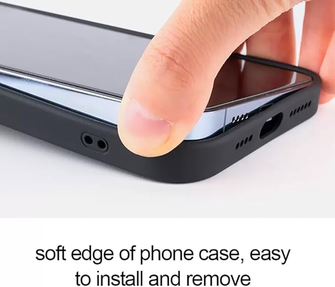 Kase M17 Phone Lens Mount Protective Case Compatible with iPhone 15 Pro Max, Master Macro Lens & All 17mm Thread Smartphone Lens Black