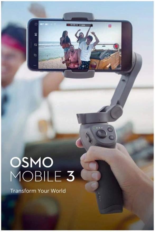 DJI Osmo Mobile 3 - 3-Axis Smartphone Gimbal Handheld Stabilizer Vlog Youtuber Live Video for iPhone Android