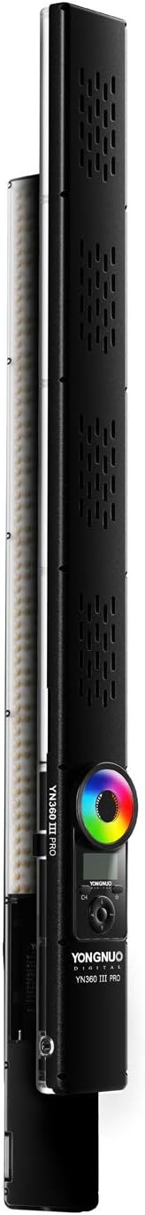 YONGNUO YN360III PRO YN360 III PRO LED Video Stick Ice Light 2.4G Remote Control Touch RGB Full Color CRI 95+ App Support 5600K Color Temperature