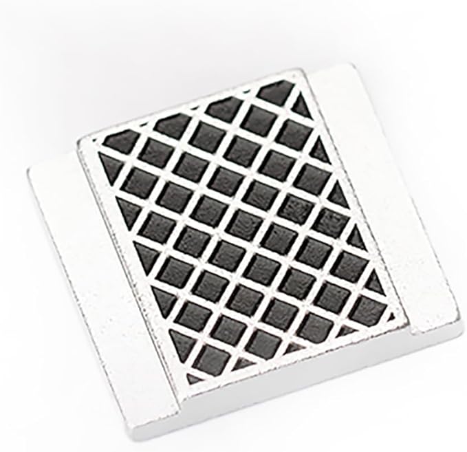 Grid Pattern Camera Metal Hot Shoe Cover for FUJIFILM X100VI X100V X-T4 X-T3 X-E4 X-T50 X-T30II Shutter Decorative Set (Aluminum Alloy-Hot Shoe Cover)