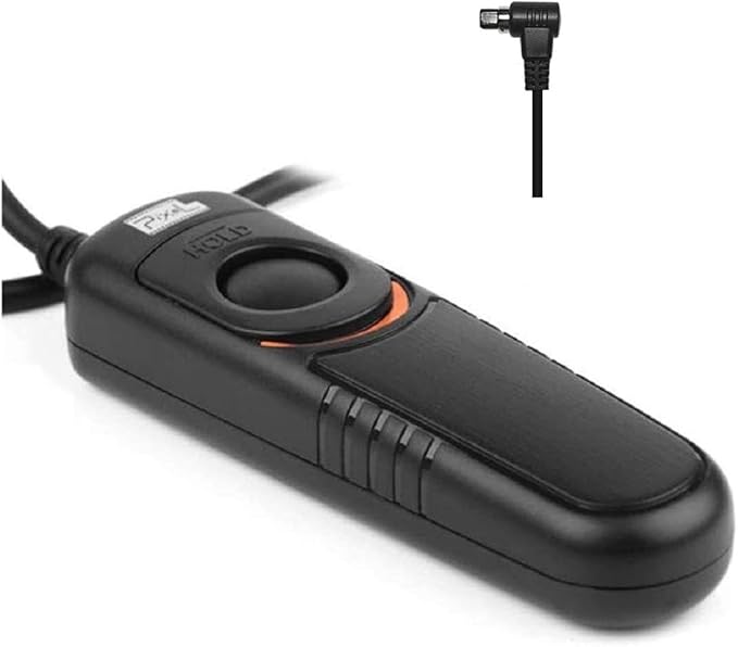 Pixel RC-201 N3 Shutter Remote Control Release Cord Compatible with Canon R3, R5, R5C, 10D, 1DX, 1DC, 1DS, 1D, 5D, 5DS, 5DSR, 6D, 7D, 50D, 40D, 30D, 20D