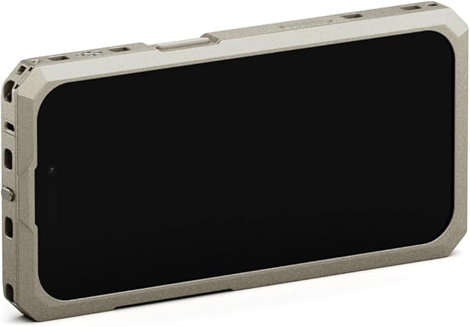 Tilta Khronos Case Compatible with iPhone 17 Pro - Beige | Snap in Design | Locking Clamp for Secure Mounting | Passthrough Power | Works with Focus Handles, Cooling Modules, Filters