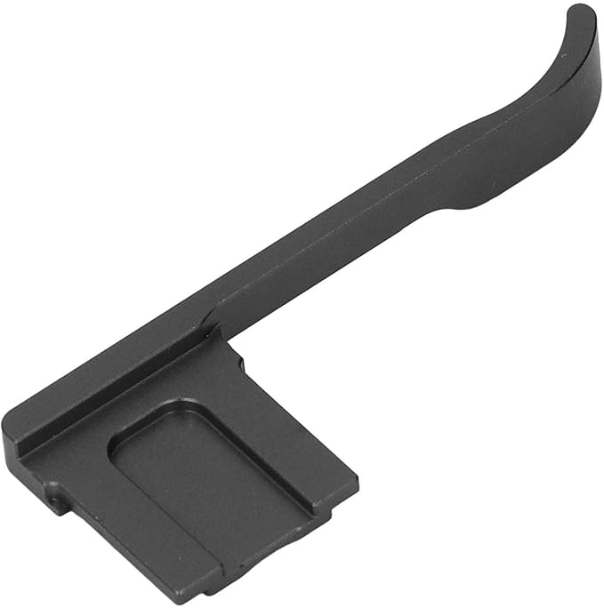 Bewinner Metal Hot Shoe Thumb Up Grip for GR III GR IIIX, Ergonomic Aluminum Alloy Hand Grip Camera Accessory (Black)