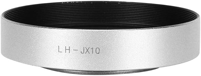 Hollow Metal Lens Hood - Compact Lens Hood - Detachable Camera Lens Hood - for X10/X20/X30 Camera(Silver)