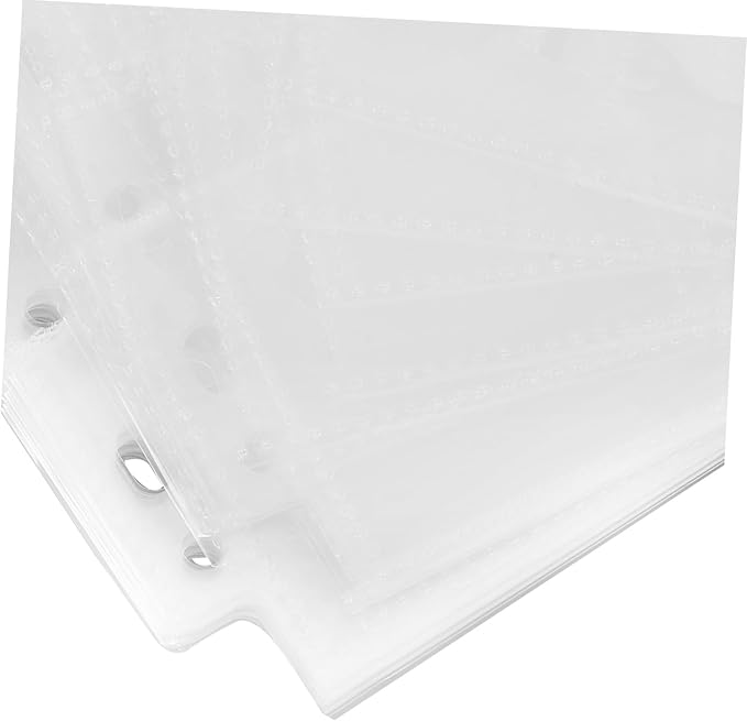 jojofuny 30pcs Film Negative Sleeves Acid Storage Pages for Organizing Film Negatives Photo Binder Inserts for Photographers and Hobbyists