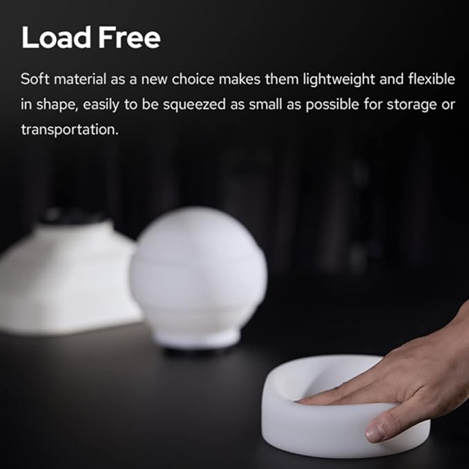 Godox ML-CD15 Flash Diffuser Modifier Bundle Diffusion Dome for V1S V1C V1N V1F V1O V860III V860II V850III TT685II TT600 TT685 AD200 AD200PRO AD300PRO AD400PRO ML30 ML60 ML60BI(Included 3 adapters)