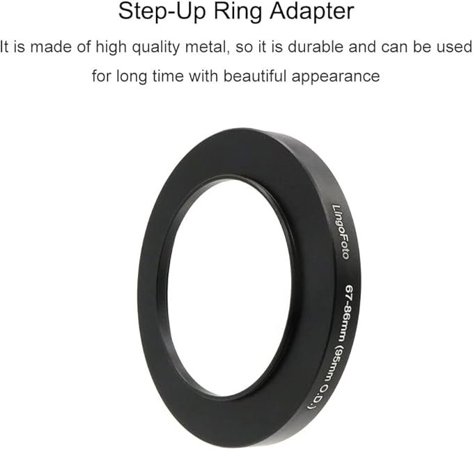 Lens Adapter,Matte Box Adapter Rings,Step up Ring for 95mm OD Matte Box