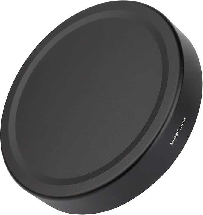Haoge LH-XF56II Lens Hood Metal Square Bayonet for Fujifilm XF56mm F1.2 R WR Lens, Fuji XF 56MM F1.2 Mark II Lense Hood, with Metal Front Cap