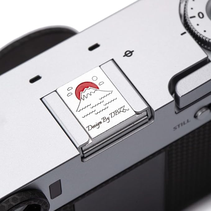 Camera Hot Shoe Cover/Shutter Button, Soft Release Button,Suitable for FUJIFILM XT5 XT4 XT3 XT30 XT20 X100V X100F XT100 X-E3 X-PRO2 X-PRO3 (Mountains and sea-Hot Shoe Cover)
