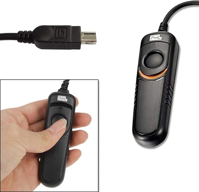 Pixel Remote Commander Shutter Release Cable DC2 Shutter Remote Control Cord Compatible with Nikon Cameras Replaces Remote Cord MC-DC2