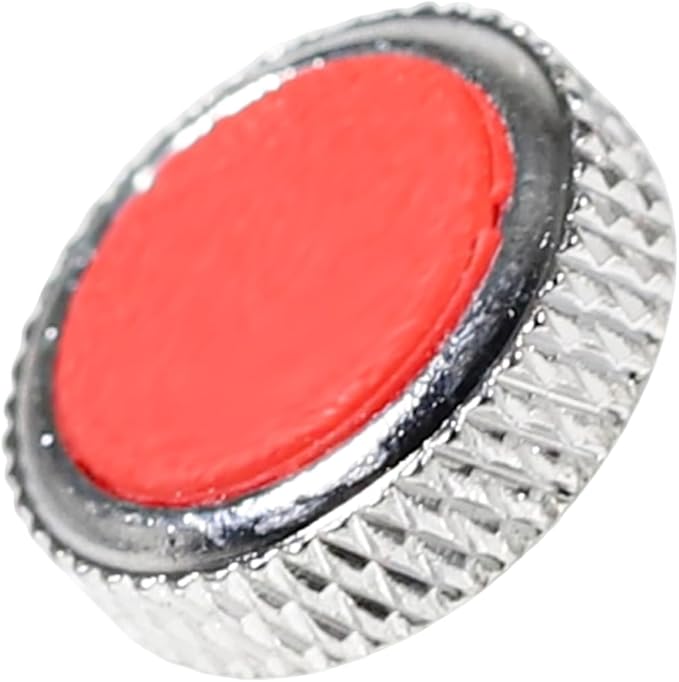 Shutter Button for Fujifilm X-T5, Soft Shutter Release Button for Fujifilm X100VI XPRO3 X100T XE4 XT20 XT50 XT3 XT4 XT30II Cameras (Silver + Red Surface)