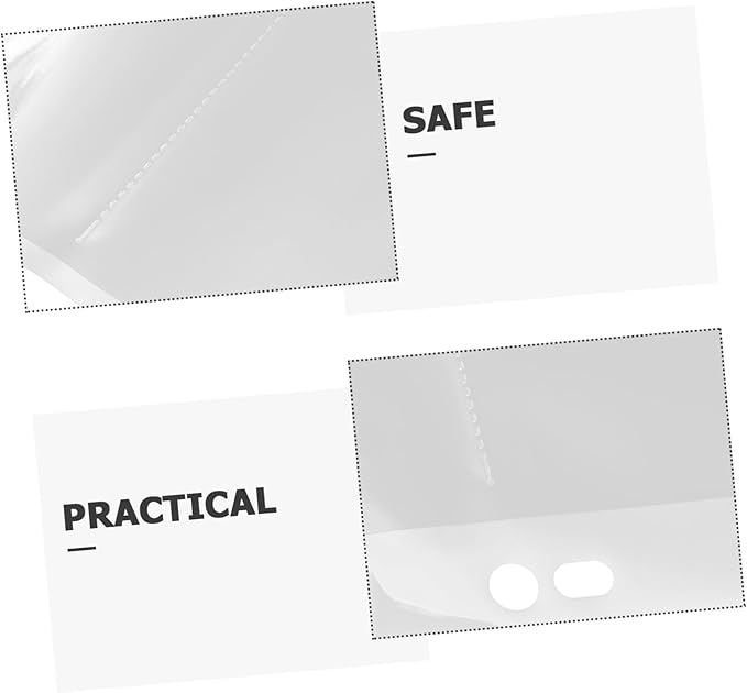 10Pcs Negative Sleeves Heavy Duty Archival Photo Protectors for Film Storage Dustproof Document Pouches for Collectors and Family Historians Long Term Preservation
