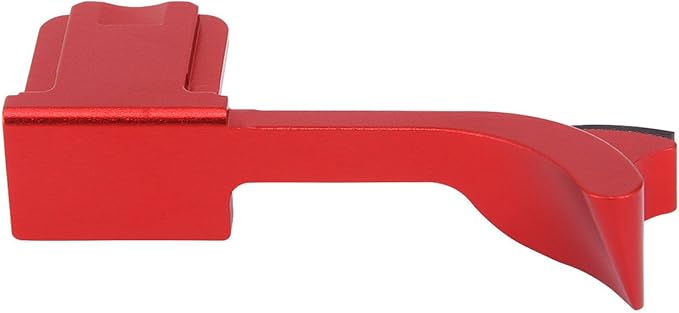 Haoge THB-LR Metal Hot Shoe Thumb Up Rest Thumbs Up Hand Grip for Leica Q Q-P QP Typ116 Typ 116 Camera Red