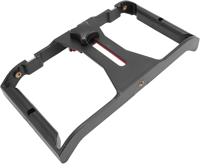Phone Video Cage Stabilizer Rig Telescopic Phone Clamp 1/4 Inch Screw Hole Ergonomic Grip for Live Streaming Filmmaking Video Recording ABS Material 100mm Clamping Range