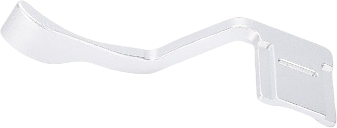 Akozon Camera Thumb Up Grip for Hot Shoe, Aluminum Alloy Hand Grip Rest, Ergonomic Thumb Support for Enhanced Comfort and Stability (Silver)