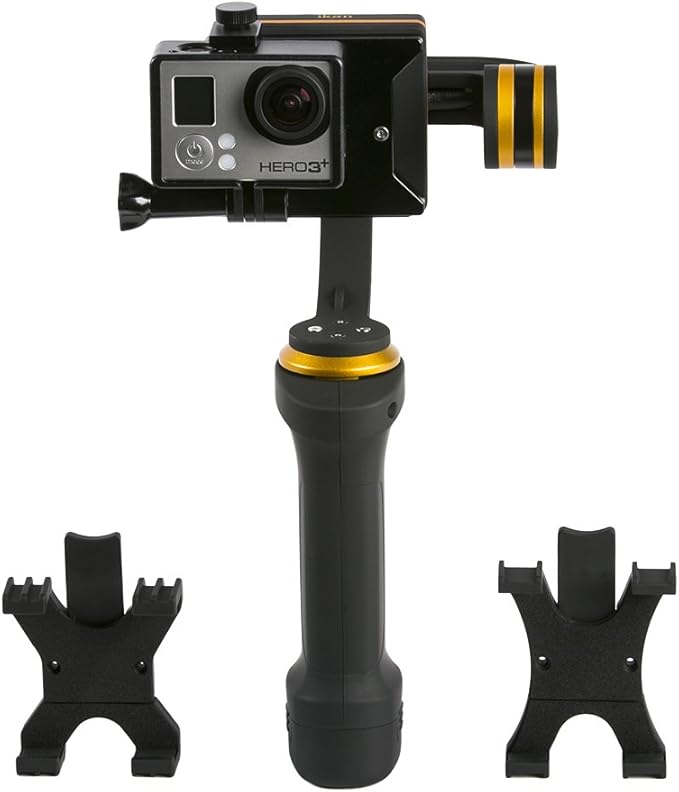 Ikan FLY-X3-PLUS 3-Axis Smartphone Gimbal Stabilizer Includes GoPro, Small and Larger Gimbal Cradles