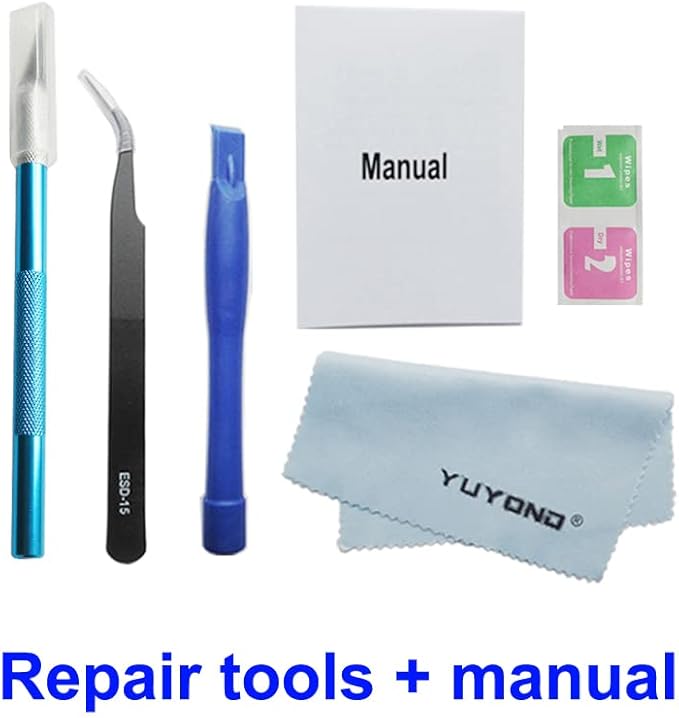 3pcs OEM Rear Camera Glass Lens Replacement for iPhone 13 Pro Max and for iPhone 13 Pro with Adhesive Preinstalled and Repair Tools Kit (for 13 Pro / 13 Pro Max)