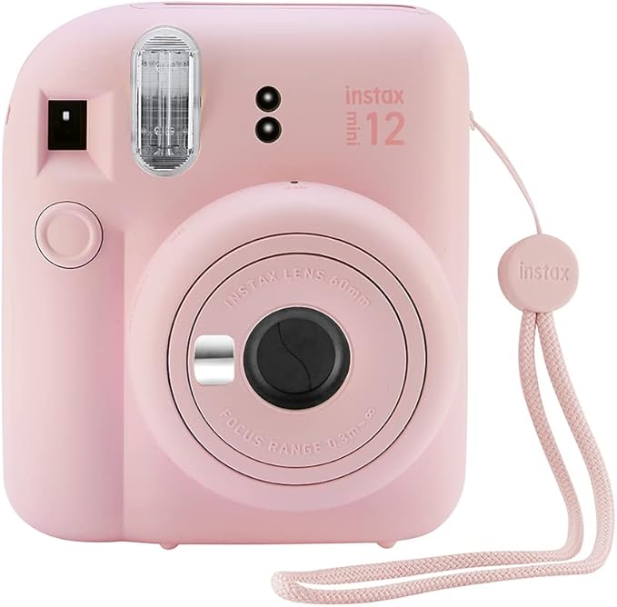 Fujifilm Instax Mini 12 Instant Camera with Case, Decoration Stickers, Frames, Photo Album and More Accessory kit (Blossom Pink)…