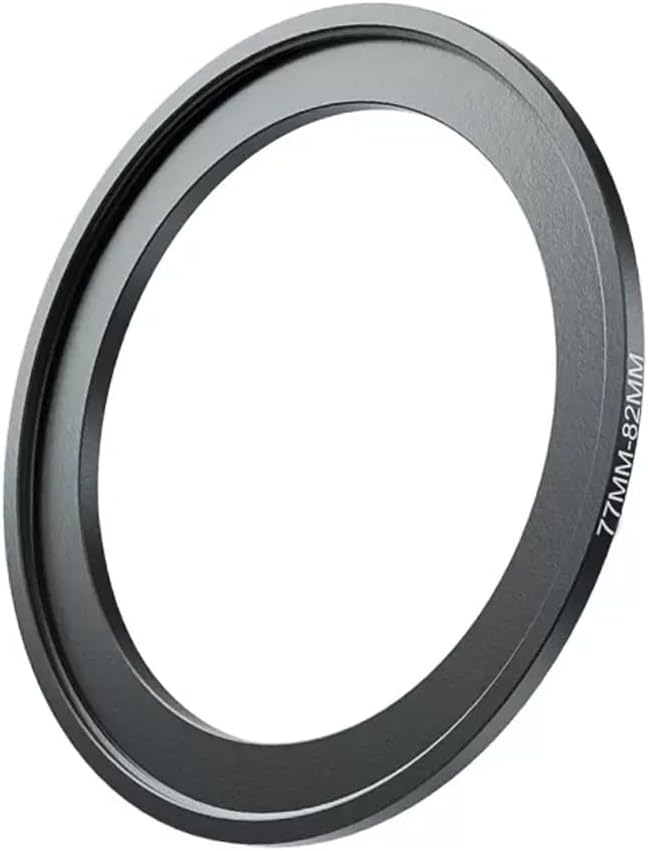 Kase 77-82mm 77mm to 82mm Filter Step-Up Adapter Ring for 77mm Lens to 82mm Thread Filter or Accessory