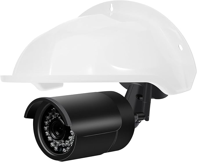 UKCOCO Outdoor Rain Cover for Security Cameras - Waterproof Protective for Sun and Rain - Easy Installation for Various Outdoor Scenarios